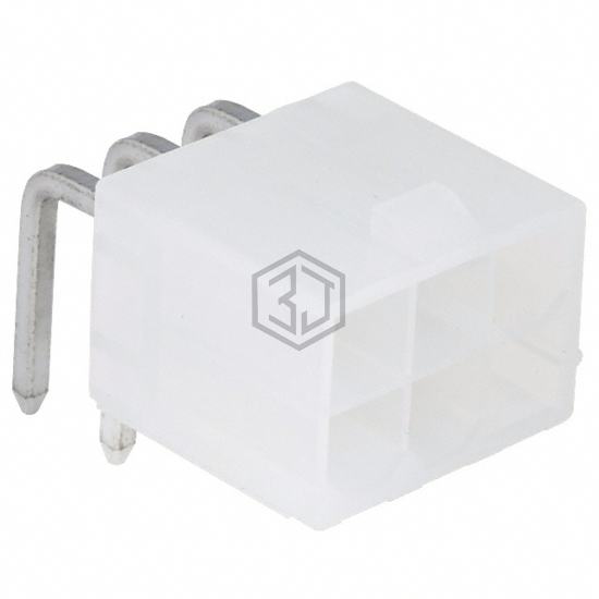 1586041-6 - TE Connectivity AMP Connectors - Rectangular Connectors - Headers, Male Pins