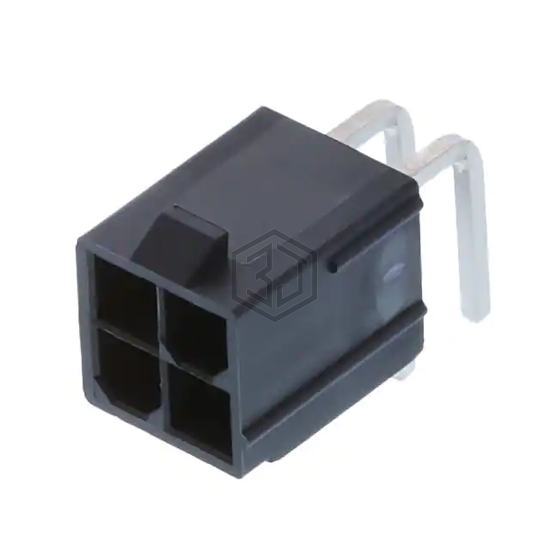 1724480004 - Molex - Rectangular Connectors - Headers, Male Pins