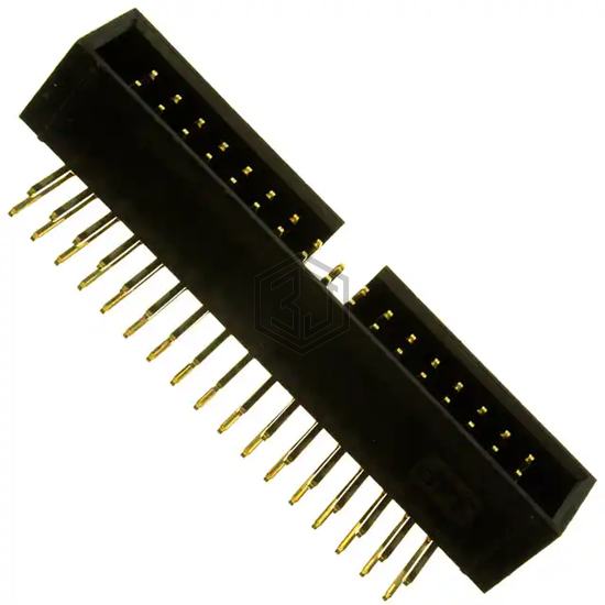SBH11-PBPC-D17-RA-BK - Sullins Connector Solutions - Rectangular Connectors - Headers, Male Pins