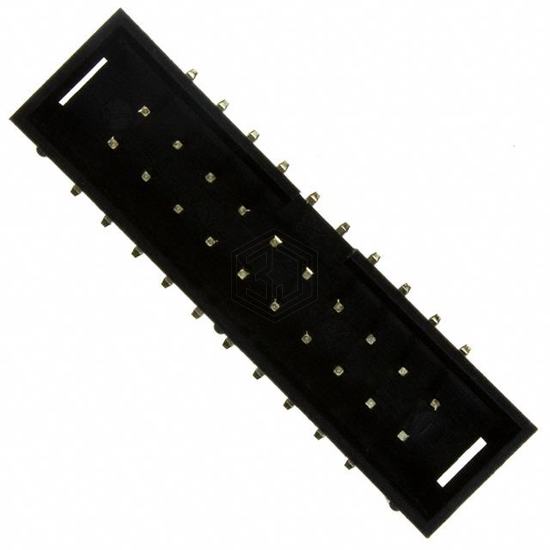 SBH11-NBPC-D10-SM-BK - Sullins Connector Solutions - Rectangular Connectors - Headers, Male Pins