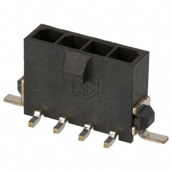 2-1445053-4 - TE Connectivity AMP Connectors - Rectangular Connectors - Headers, Male Pins