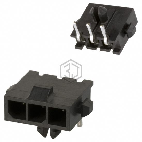 2-1445098-3 - TE Connectivity AMP Connectors - Rectangular Connectors - Headers, Male Pins