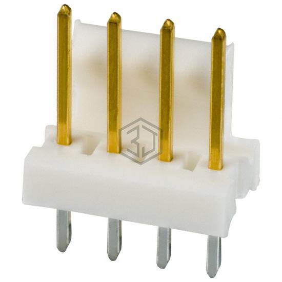 3-641213-4 - TE Connectivity AMP Connectors - Rectangular Connectors - Headers, Male Pins