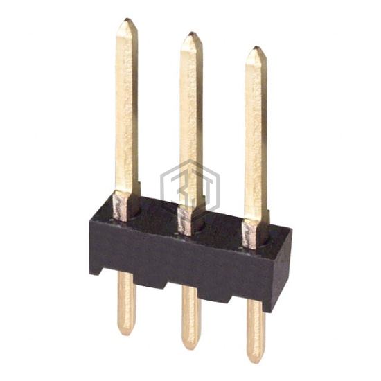 87224-3 - TE Connectivity AMP Connectors - Rectangular Connectors - Headers, Male Pins