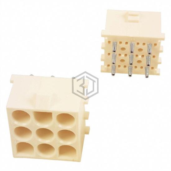 350712-4 - TE Connectivity AMP Connectors - Rectangular Connectors - Headers, Male Pins