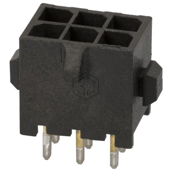 794630-6 - TE Connectivity AMP Connectors - Rectangular Connectors - Headers, Male Pins