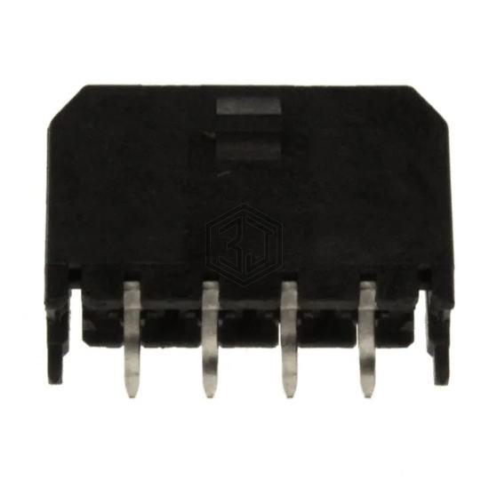 0436500416 - Molex - Rectangular Connectors - Headers, Male Pins