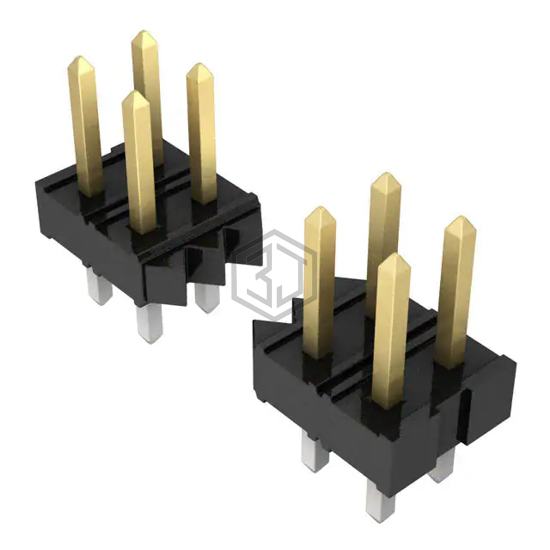 0877581016 - Molex - Rectangular Connectors - Headers, Male Pins