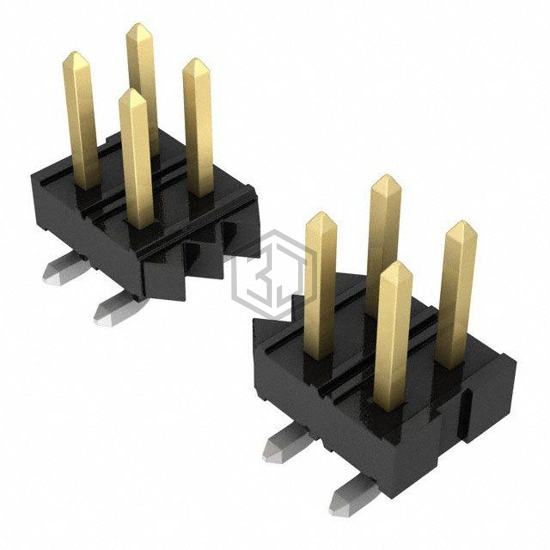 0877594014 - Molex - Rectangular Connectors - Headers, Male Pins
