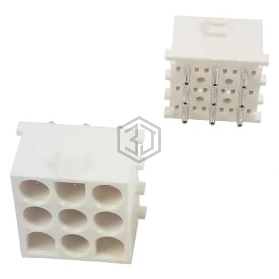 350712-1 - TE Connectivity AMP Connectors - Rectangular Connectors - Headers, Male Pins