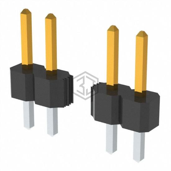 PBC31SAAN - Sullins Connector Solutions - Rectangular Connectors - Headers, Male Pins