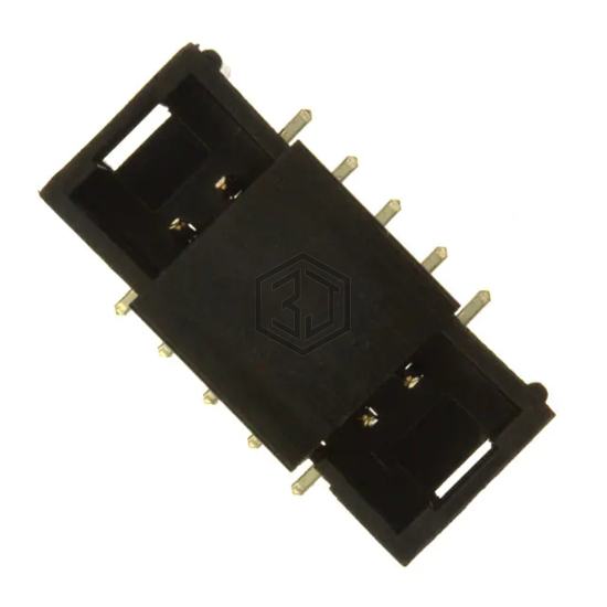 D2510-6V0C-AR-WD - 3M - Rectangular Connectors - Headers, Male Pins