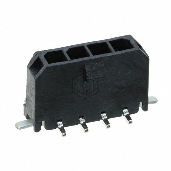 0436500424 - Molex - Rectangular Connectors - Headers, Male Pins