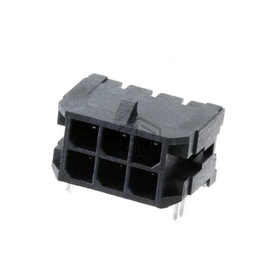 0430450606 - Molex - Rectangular Connectors - Headers, Male Pins