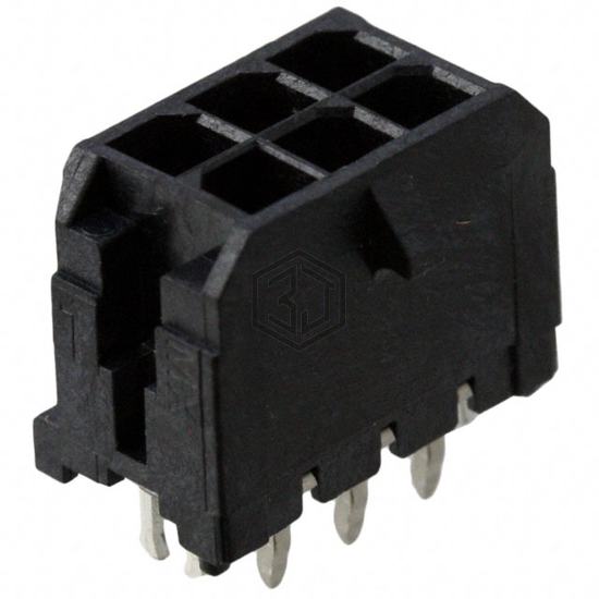 0430450625 - Molex - Rectangular Connectors - Headers, Male Pins