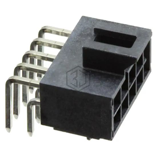 1053141210 - Molex - Rectangular Connectors - Headers, Male Pins