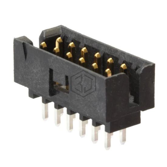 0878311241 - Molex - Rectangular Connectors - Headers, Male Pins