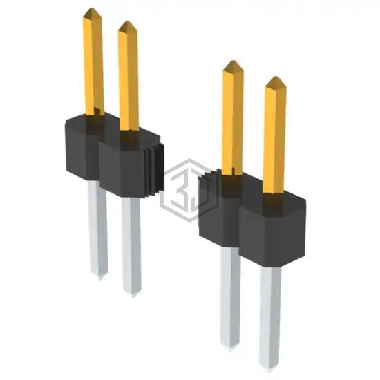 PBC36SABN - Sullins Connector Solutions - Rectangular Connectors - Headers, Male Pins