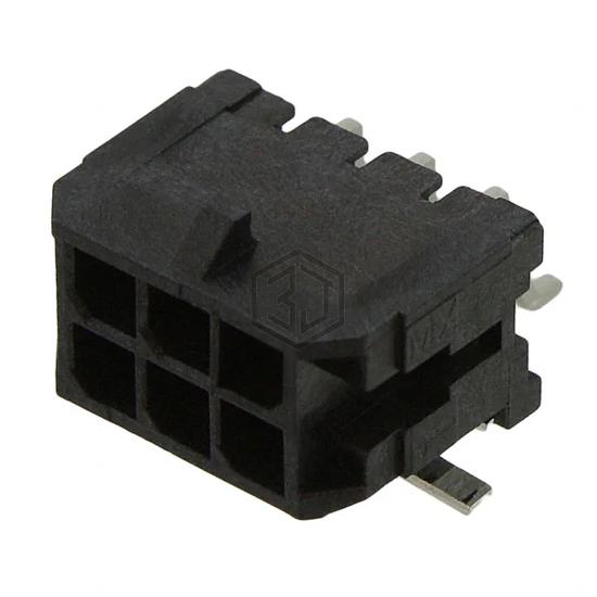 0430450610 - Molex - Rectangular Connectors - Headers, Male Pins
