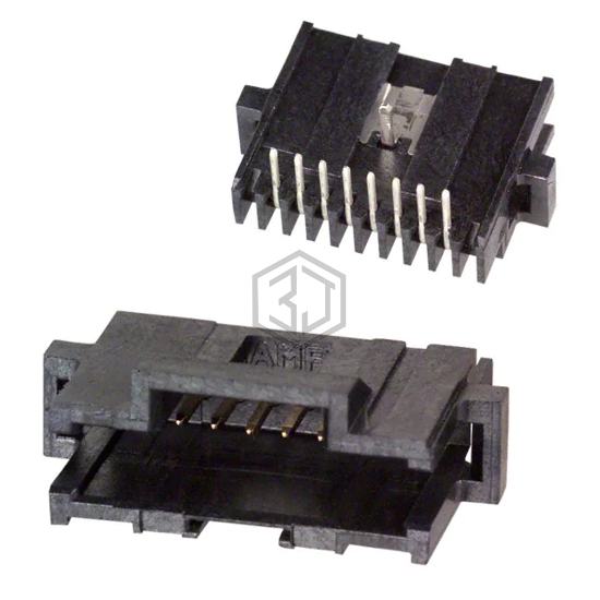 1-104074-0 - TE Connectivity AMP Connectors - Rectangular Connectors - Headers, Male Pins