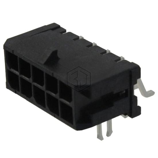 0430451006 - Molex - Rectangular Connectors - Headers, Male Pins