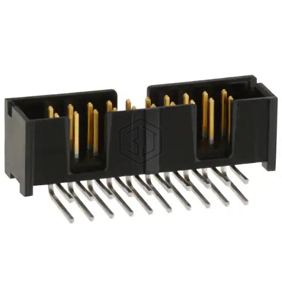 103310-5 - TE Connectivity AMP Connectors - Rectangular Connectors - Headers, Male Pins