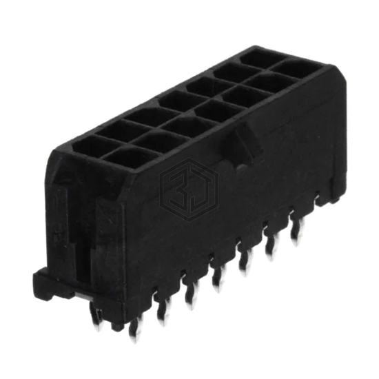 0430451412 - Molex - Rectangular Connectors - Headers, Male Pins