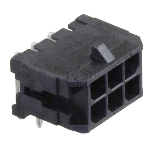 0430450602 - Molex - Rectangular Connectors - Headers, Male Pins