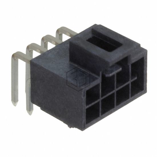 1053141308 - Molex - Rectangular Connectors - Headers, Male Pins