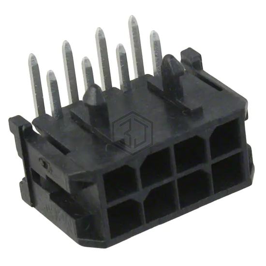 0430450801 - Molex - Rectangular Connectors - Headers, Male Pins