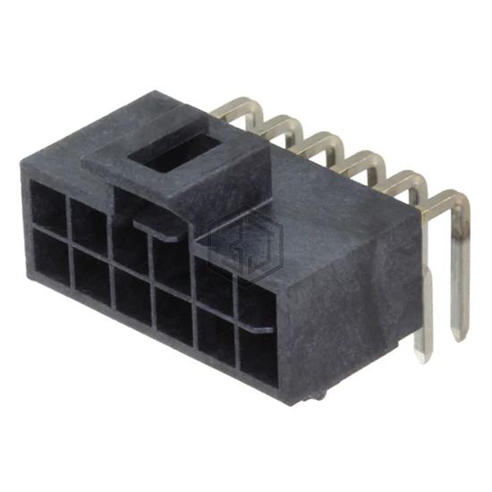 1053141312 - Molex - Rectangular Connectors - Headers, Male Pins