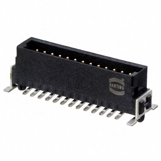 15110262601000 - HARTING - Rectangular Connectors - Headers, Male Pins