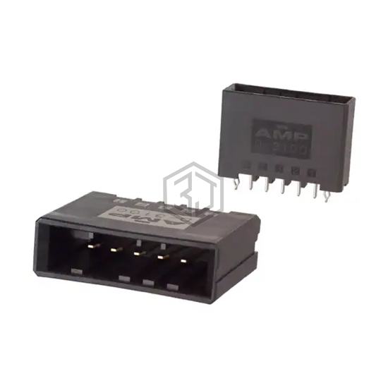 1-178315-3 - TE Connectivity AMP Connectors - Rectangular Connectors - Headers, Male Pins