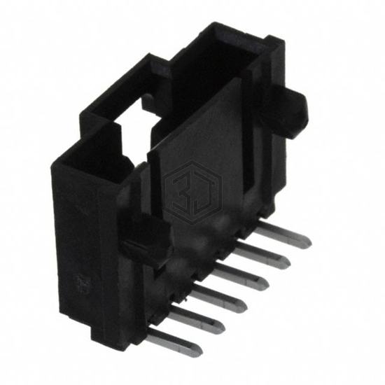 0705550040 - Molex - Rectangular Connectors - Headers, Male Pins
