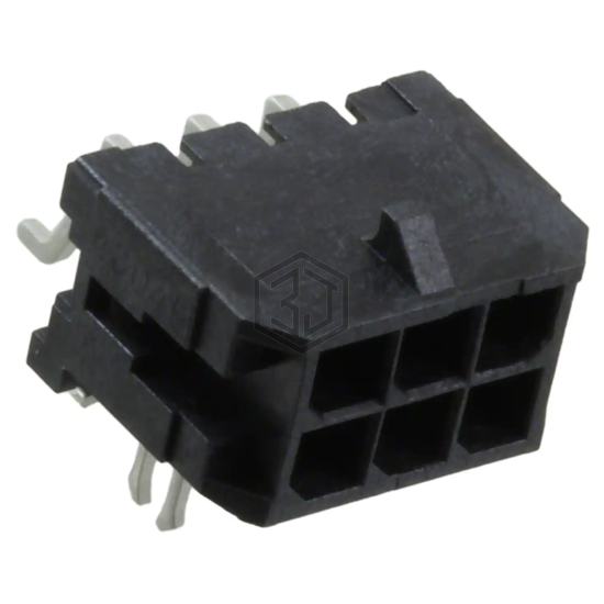 0430450608 - Molex - Rectangular Connectors - Headers, Male Pins