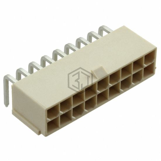 0874271802 - Molex - Rectangular Connectors - Headers, Male Pins