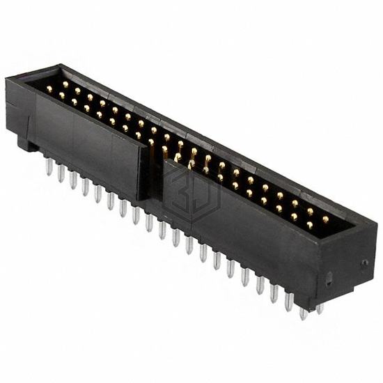 0702464001 - Molex - Rectangular Connectors - Headers, Male Pins
