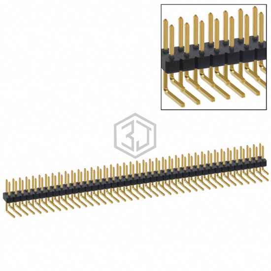 NRPN402PARN-RC - Sullins Connector Solutions - Rectangular Connectors - Headers, Male Pins