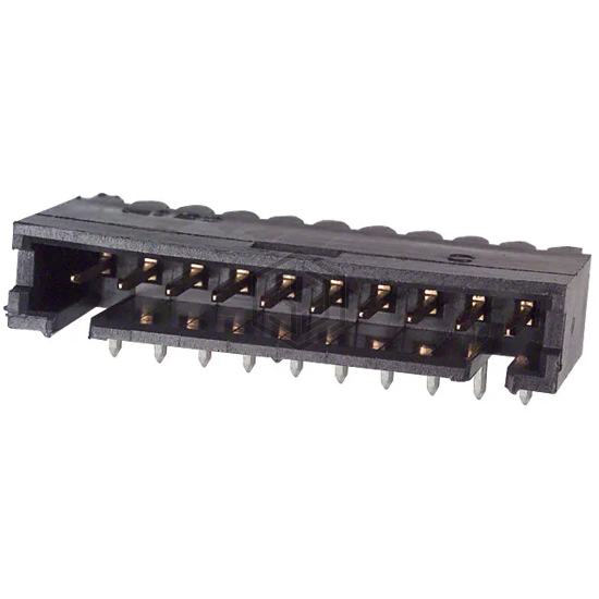 102203-7 - TE Connectivity AMP Connectors - Rectangular Connectors - Headers, Male Pins