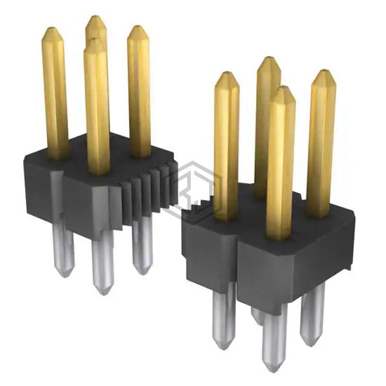 961272-6404-AR - 3M - Rectangular Connectors - Headers, Male Pins