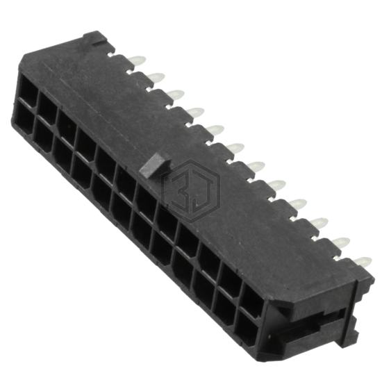 0430452427 - Molex - Rectangular Connectors - Headers, Male Pins
