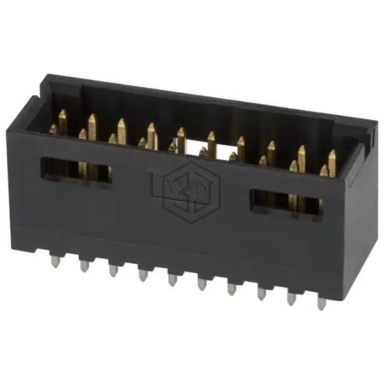 102618-8 - TE Connectivity AMP Connectors - Rectangular Connectors - Headers, Male Pins
