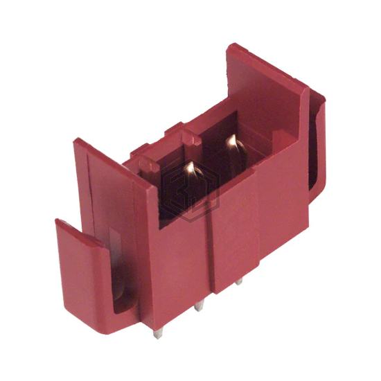 640498-4 - TE Connectivity AMP Connectors - Rectangular Connectors - Headers, Male Pins