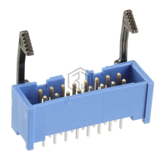 2-1761606-6 - TE Connectivity AMP Connectors - Rectangular Connectors - Headers, Male Pins