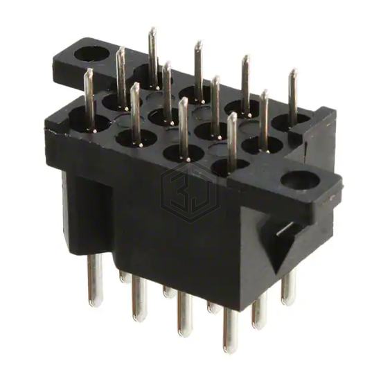 SMS12RE-4TR29 - Souriau-Sunbank by Eaton - Rectangular Connectors - Headers, Male Pins