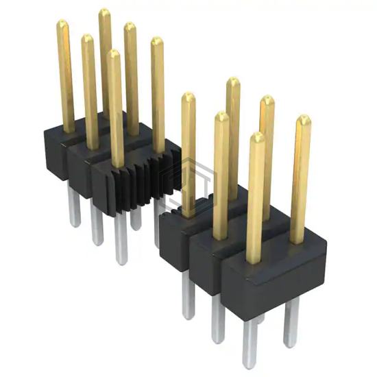 0702800458 - Molex - Rectangular Connectors - Headers, Male Pins