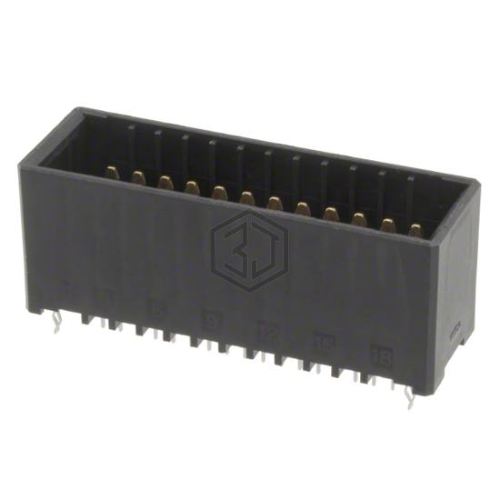 1827538-1 - TE Connectivity AMP Connectors - Rectangular Connectors - Headers, Male Pins