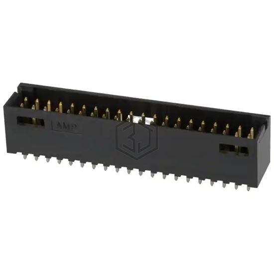 1-102618-8 - TE Connectivity AMP Connectors - Rectangular Connectors - Headers, Male Pins
