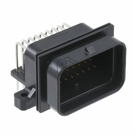 6437288-1 - TE Connectivity AMP Connectors - Rectangular Connectors - Headers, Male Pins