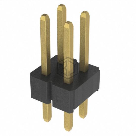 PH2-04-UA - Adam Tech - Rectangular Connectors - Headers, Male Pins
